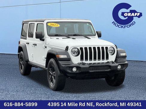 Certified 2023 Jeep Wrangler Unlimited Sport AWD/4WD image 1