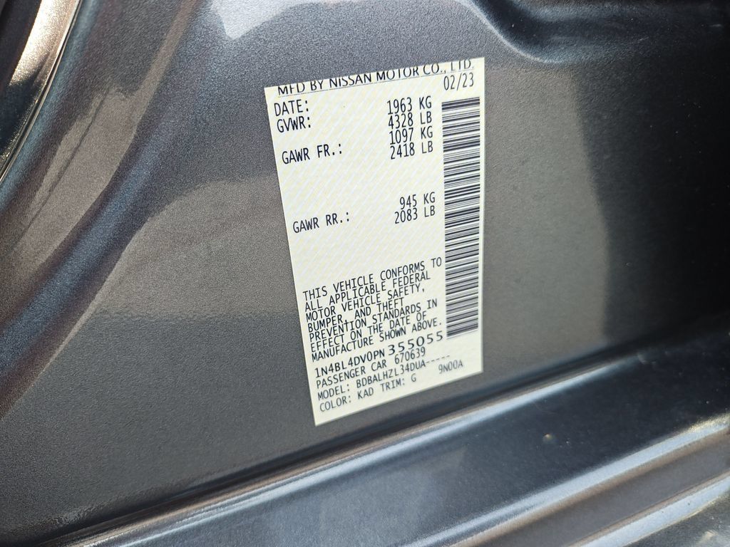 Used 2023 Nissan Altima 2.5 SV FWD image 25