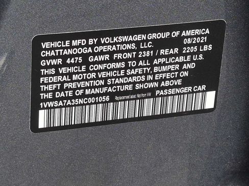 Used 2022 Volkswagen Passat 2.0T SE FWD image 53