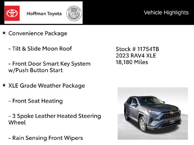 Used 2023 Toyota RAV4 XLE w/ Convenience Package AWD/4WD image 8