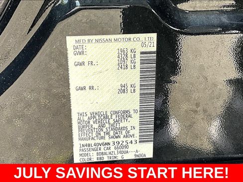Used 2021 Nissan Altima 2.5 SV FWD image 21