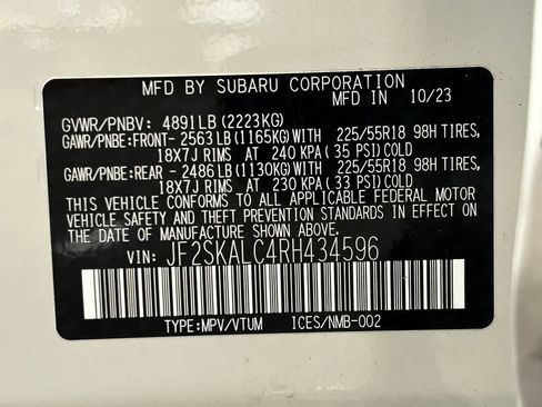Certified 2024 Subaru Forester Limited AWD/4WD image 22