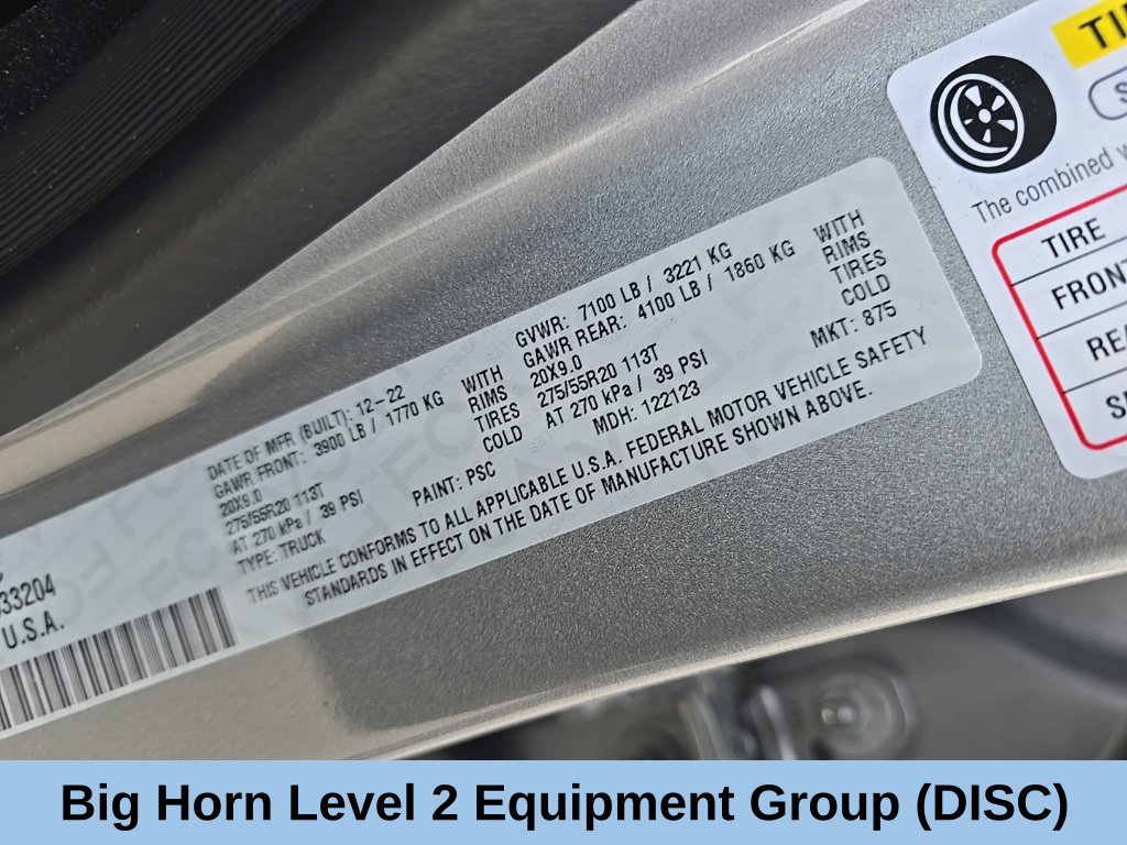 Used 2023 RAM 1500 Big Horn AWD/4WD image 30