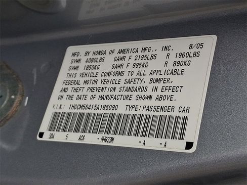 Used 2005 Honda Accord LX image 26