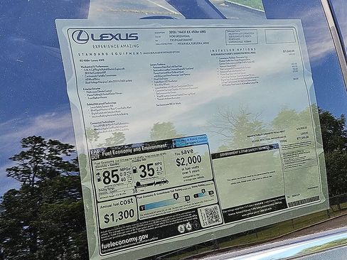 New 2026 Lexus RX 450h AWD image 19