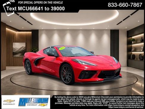 Used 2023 Chevrolet Corvette Stingray Preferred Cpe w/ Z51 Performance Package RWD image 1