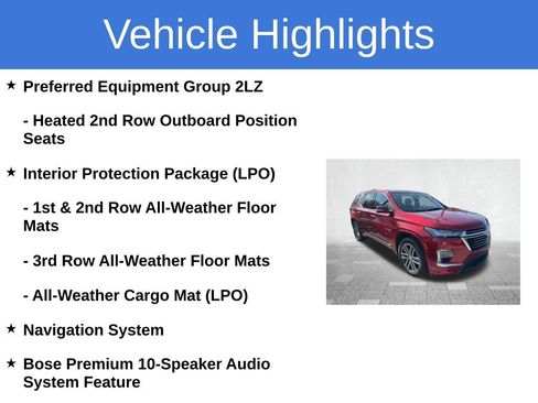 Certified 2023 Chevrolet Traverse High Country image 5