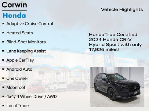 Used 2024 Honda CR-V Sport image 9