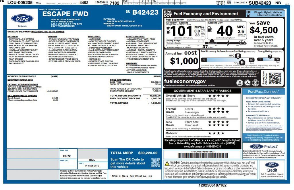 Used 2025 Ford Escape SE FWD image 3