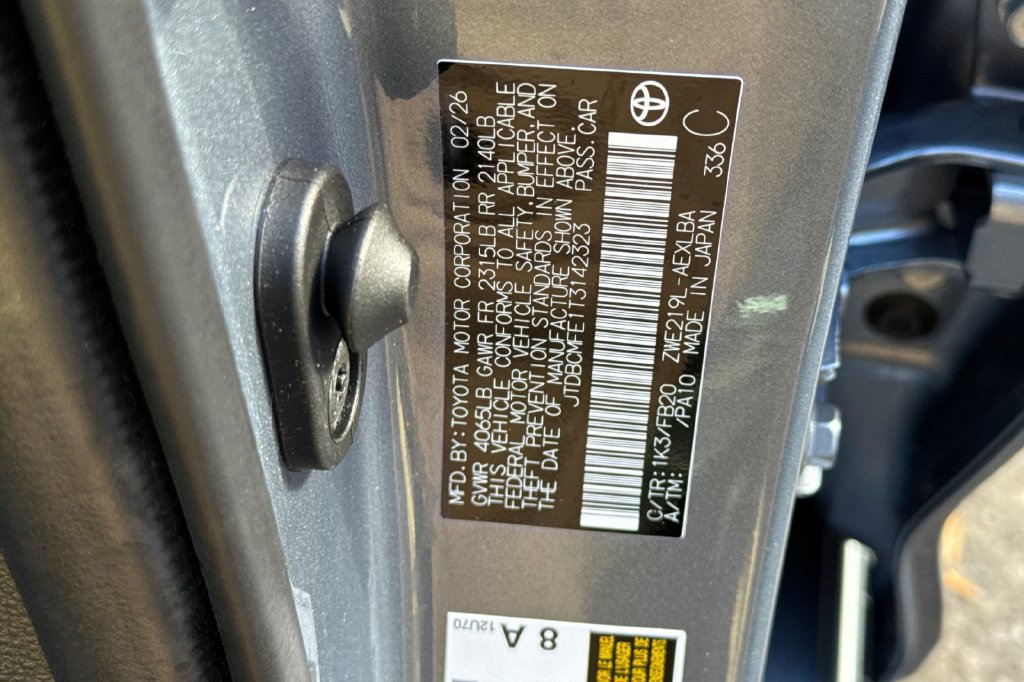 Certified 2026 Toyota Corolla LE w/ Carpet Mat Package (TMS) FWD image 25