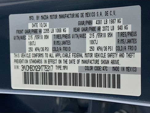 Used 2025 MAZDA CX-30 AWD 2.5 S w/ Preferred Package image 12