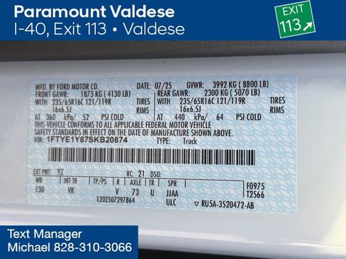 New 2025 Ford Transit 150 Base image 30