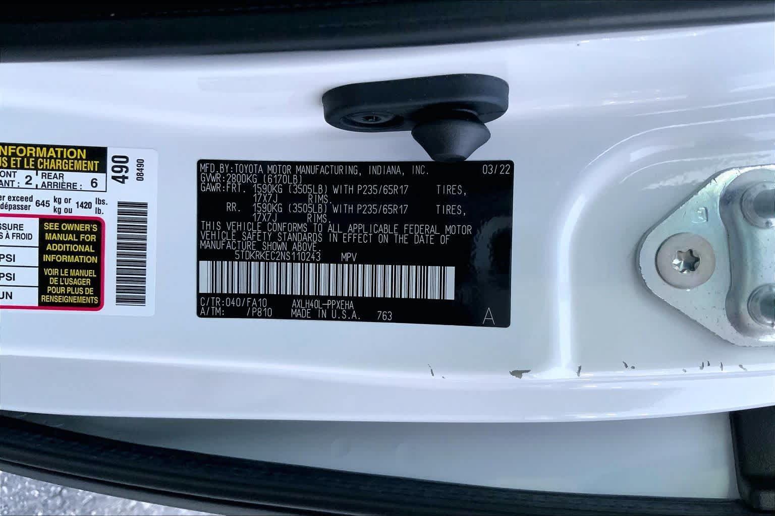 Used 2022 Toyota Sienna LE FWD image 29