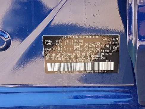 New 2026 Subaru Crosstrek 2.0i Premium AWD/4WD image 10