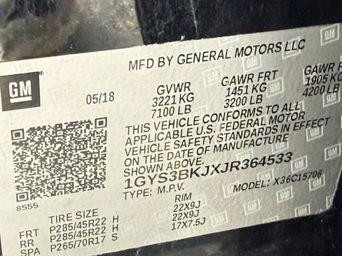 Used 2018 Cadillac Escalade Luxury image 16