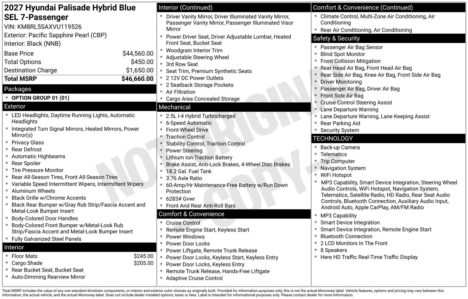 New 2027 Hyundai Palisade SEL FWD image 18