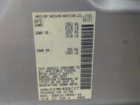 Used 2021 Nissan Altima 2.5 SR w/ SR Premium Package FWD image 25