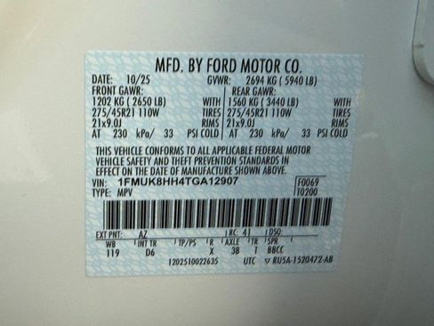 New 2026 Ford Explorer Platinum image 25