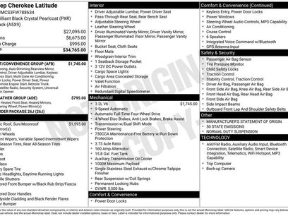 Used 2015 Jeep Cherokee Latitude w/ Comfort/Convenience Group