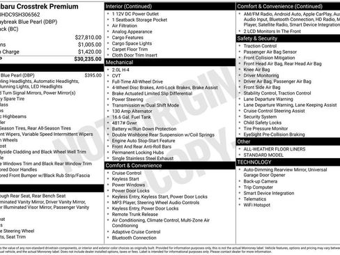 Used 2025 Subaru Crosstrek 2.0i Premium image 44