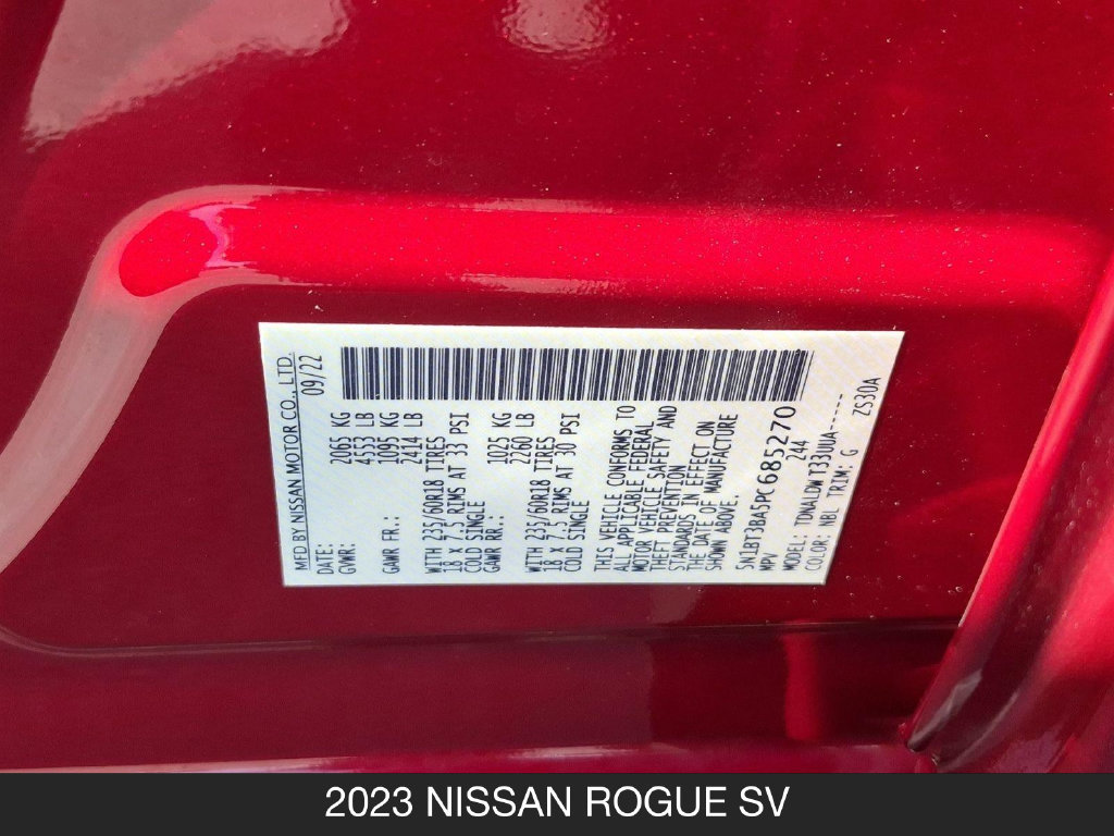 Certified 2023 Nissan Rogue SV FWD image 24