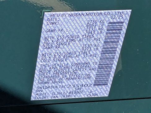 Certified 2025 Nissan Pathfinder Platinum image 27