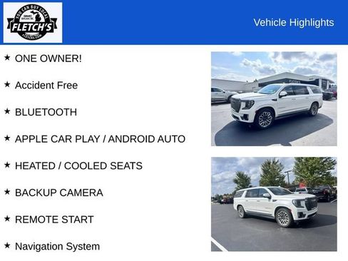Used 2024 GMC Yukon XL Denali Ultimate w/ LPO, Floor Liner Package AWD/4WD image 2