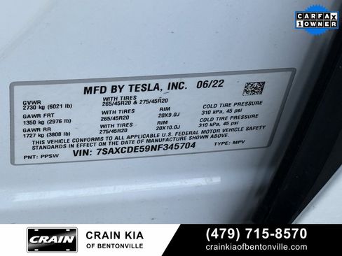 Used 2022 Tesla Model X image 34