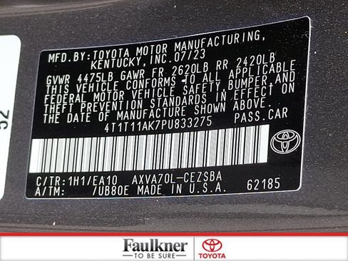 Certified 2023 Toyota Camry SE w/ Cold Weather Package FWD image 27