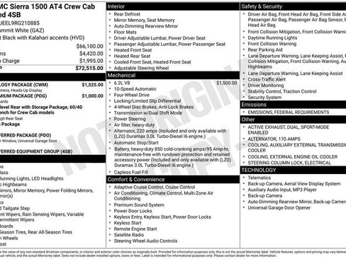 Used 2024 GMC Sierra 1500 AT4 w/ Technology Package image 13