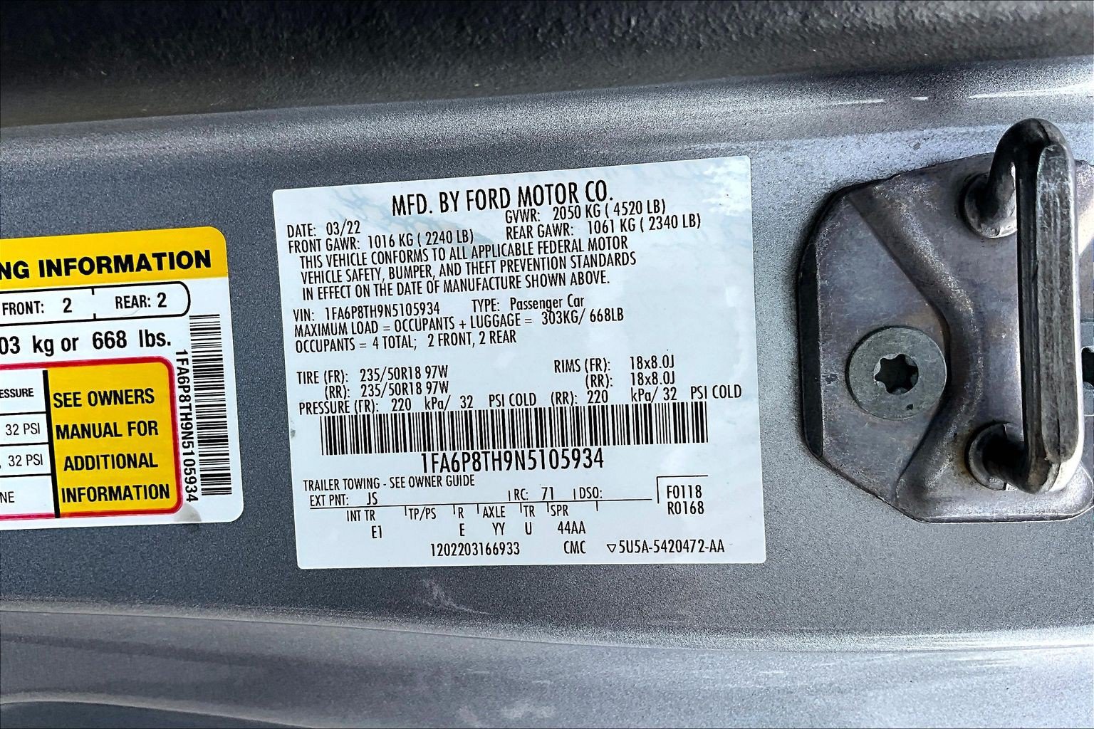 Used 2022 Ford Mustang Premium RWD image 16