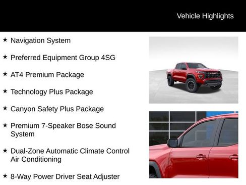 New 2026 GMC Canyon AT4 w/ Technology Plus Package AWD/4WD image 7