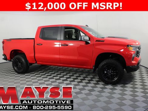New 2026 Chevrolet Silverado 1500 Custom Trail Boss w/ Dark Appearance Package AWD/4WD image 1