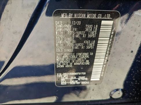 Used 2021 Nissan Armada Platinum w/ Captain's Chairs Package image 21