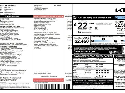 Used 2024 Kia Carnival SX Prestige FWD image 1
