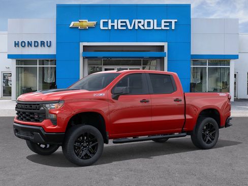 New 2026 Chevrolet Silverado 1500 Custom Trail Boss w/ Turbomax Blackout Package AWD/4WD image 2