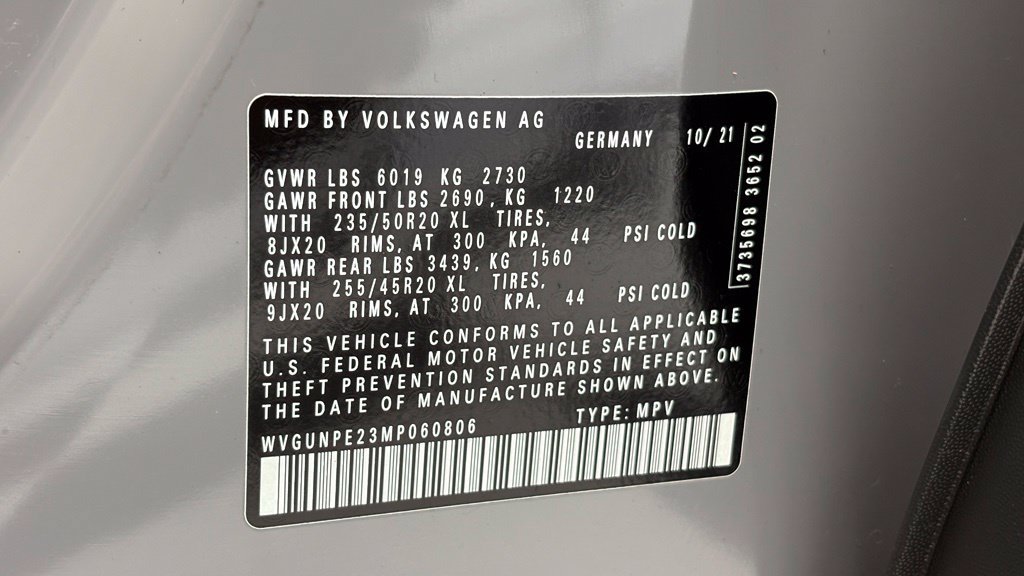 Used 2021 Volkswagen ID.4 Pro S w/ Gradient Package AWD/4WD image 43