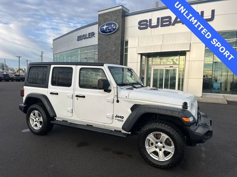 Used 2021 Jeep Wrangler Unlimited Sport image 1