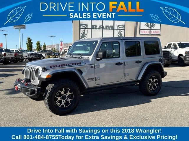 Used 2018 Jeep Wrangler Unlimited Rubicon AWD/4WD image 1