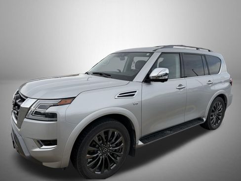 Used 2021 Nissan Armada Platinum w/ Captain's Chairs Package image 1
