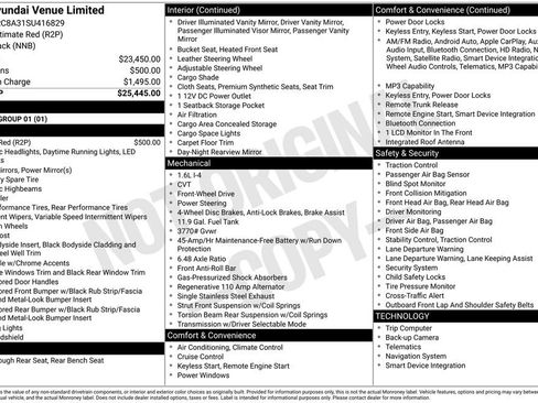 New 2025 Hyundai Venue Limited image 27