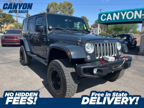 Used 2017 Jeep Wrangler Unlimited Sahara w/ Connectivity Group AWD/4WD image 1