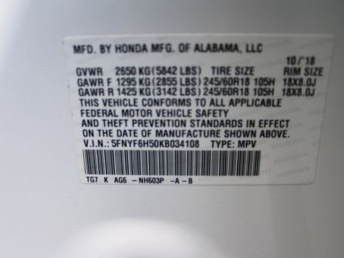 Used 2019 Honda Pilot EX-L image 34