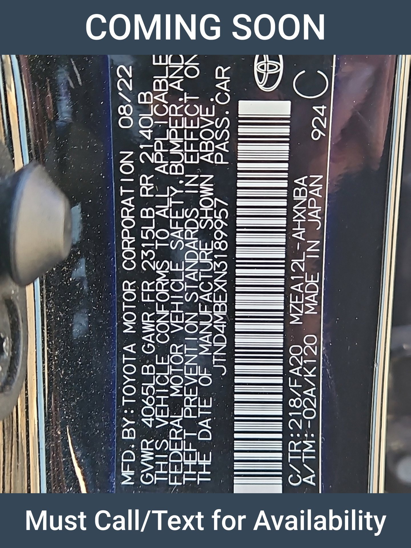 Used 2022 Toyota Corolla SE FWD image 8