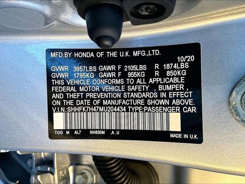 Used 2021 Honda Civic Sport image 19