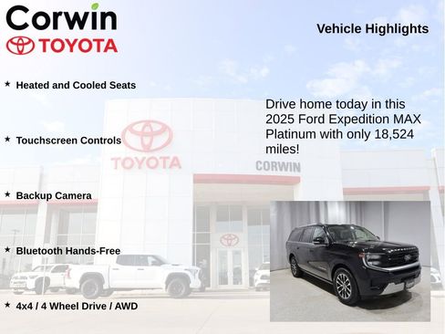 Used 2025 Ford Expedition Max Platinum AWD/4WD image 6