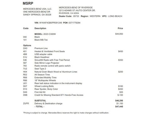 Certified 2023 Mercedes-Benz C 300 Sedan image 25