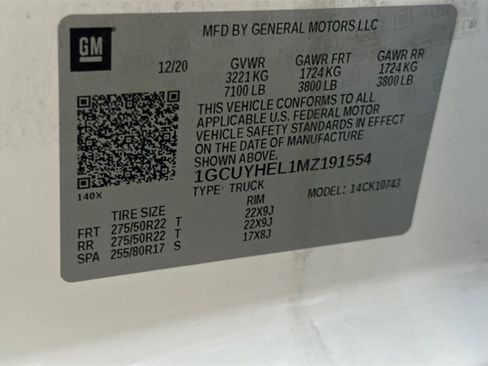 Used 2021 Chevrolet Silverado 1500 High Country w/ Technology Package image 30