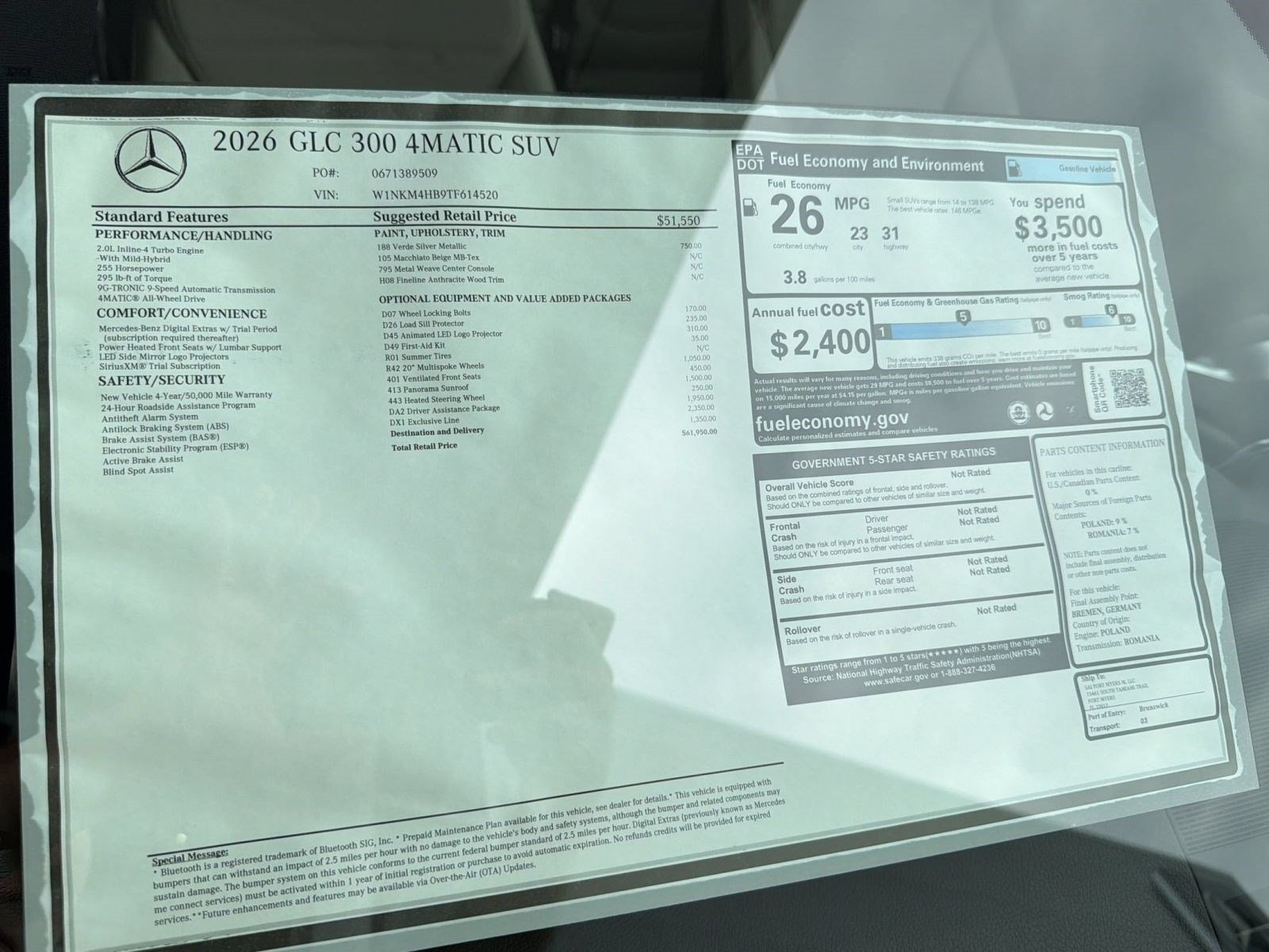Used 2026 Mercedes-Benz GLC 300 4MATIC image 35