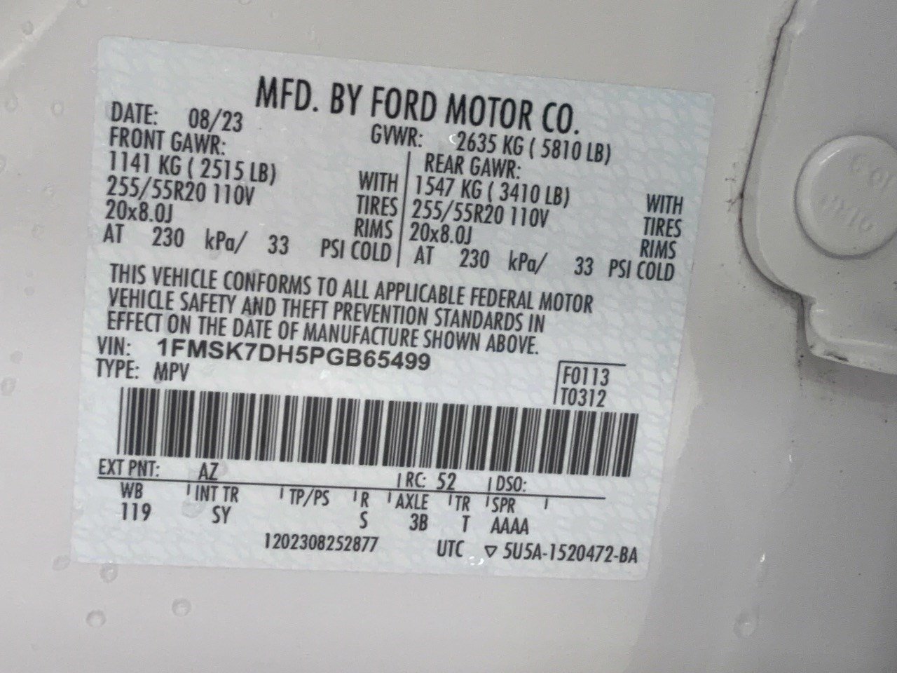 Used 2023 Ford Explorer XLT w/ Equipment Group 202A RWD image 32